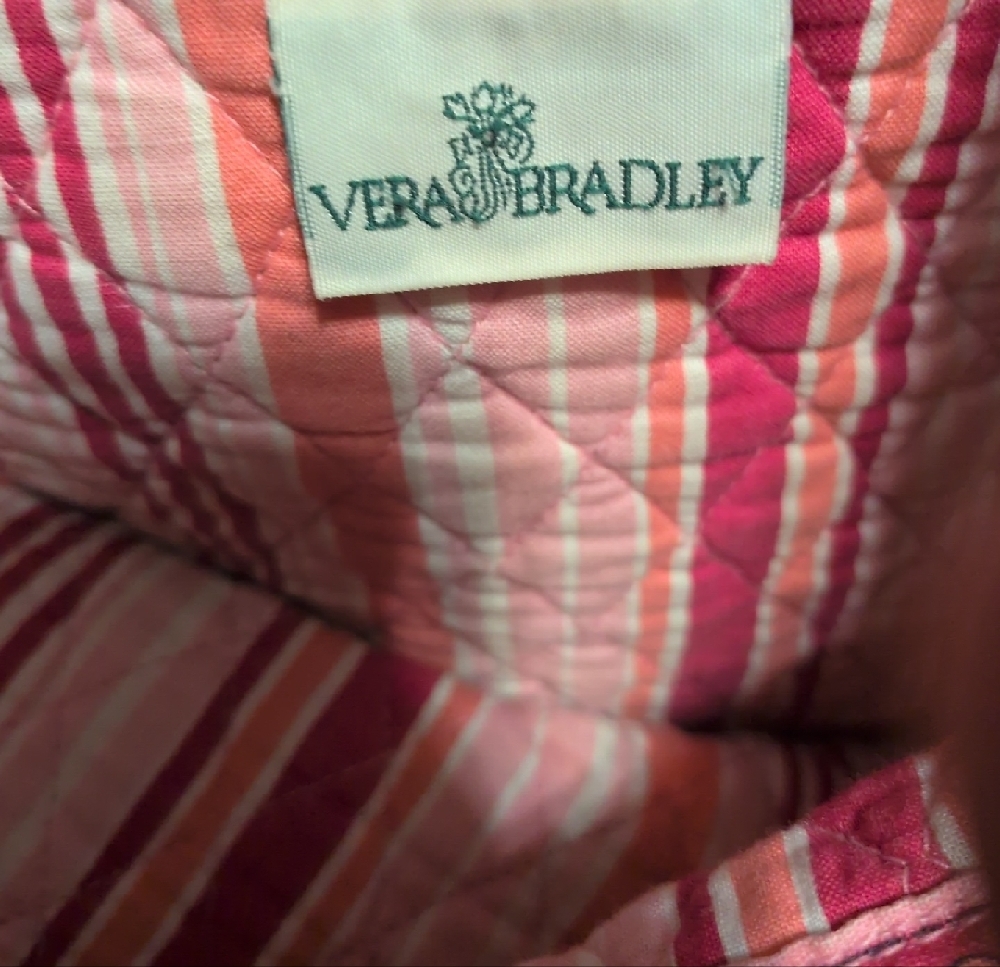Vera Bradley Floral Pink Tote Bag - Picture 5 of 5